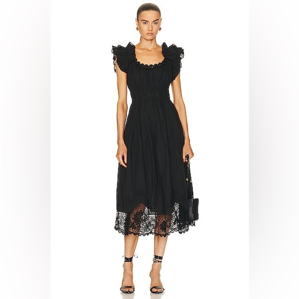 🖤 Ulla Johnson Leona Dress in Noir